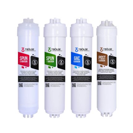 4 Aşamalı Filtre Seti